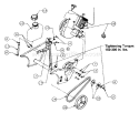 Page C Diagram and Parts List for 315-150-000 1995 MTD Snow Blower