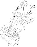 Part Location Diagram of 784-5000 MTD Handle Panel Ass'y.