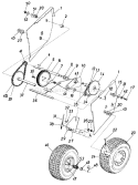 Part Location Diagram of 734-1118 MTD Wheel Rim Only