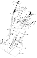 Page A Diagram and Parts List for 315-800-000 1985 MTD Snow Blower