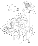 Page A Diagram and Parts List for 31550S 1985 MTD Snow Blower