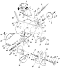Page C Diagram and Parts List for 316-440-000 1986 MTD Snow Blower