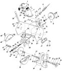 Page C Diagram and Parts List for 316-550-000 1986 MTD Snow Blower
