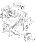 Page D Diagram and Parts List for 316-800-000 1986 MTD Snow Blower