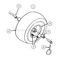 Page F Diagram and Parts List for 316E640F057 1996 MTD Snow Blower