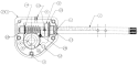 Page D Diagram and Parts List for 316E641E205 1996 MTD Snow Blower