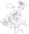 Page B Diagram and Parts List for 317-440-000 1987 MTD Snow Blower