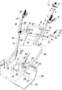 Snow_Throwers Diagram and Parts List for 317-960-054  MTD Snow Blower