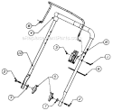Page D Diagram and Parts List for 317E152-002 1997 MTD Snow Blower