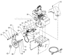 Page B Diagram and Parts List for 317E610E054 1997 MTD Snow Blower