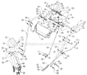 Page E Diagram and Parts List for 317E610E054 1997 MTD Snow Blower