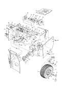 Page B Diagram and Parts List for 317E980I000 1997 MTD Snow Blower