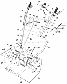 Parts_Snow_Thrower Diagram and Parts List for 318-552-352  MTD Snow Blower
