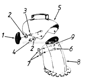 Steel_Chute Diagram and Parts List for 318-840-031-2824-985  MTD Snow Blower