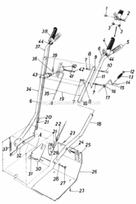Parts_Snow_Thrower Diagram and Parts List for 318-840-205  MTD Snow Blower