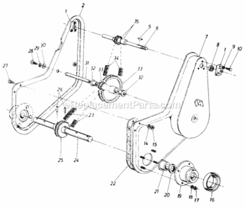 Part Location Diagram of 4973 MTD COVER-DUSTCAP