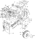 Page D Diagram and Parts List for 31800S 1985 MTD Snow Blower