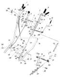Part Location Diagram of 749-0204A MTD Handle-R.H.
