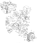 Page C Diagram and Parts List for 319-590-000 1989 MTD Snow Blower