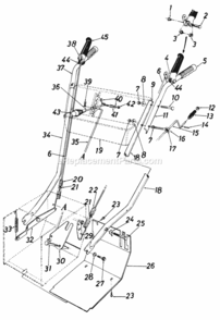 Parts Diagram and Parts List for 319-960-050  MTD Snow Blower