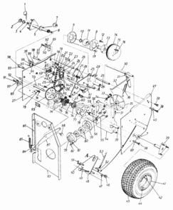 Page D Diagram and Parts List for 319-960-050  MTD Snow Blower