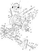 Page C Diagram and Parts List for 31960-7 1987 MTD Snow Blower