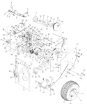 Page D Diagram and Parts List for 31960-8 1988 MTD Snow Blower