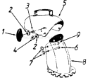 Page E Diagram and Parts List for 31960-8 1988 MTD Snow Blower