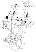 Page A Diagram and Parts List for 31960C 1986 MTD Snow Blower