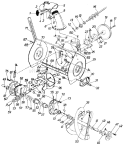 Page C Diagram and Parts List for 31960C 1986 MTD Snow Blower