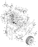 Page D Diagram and Parts List for 31960C 1986 MTD Snow Blower