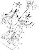 Page A Diagram and Parts List for 31800S 1985 MTD Snow Blower