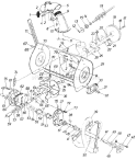Page C Diagram and Parts List for 31960S 1985 MTD Snow Blower
