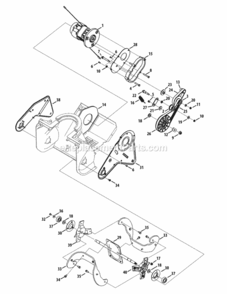 Page C Diagram and Parts List for 31A-050-706 2012 MTD Snow Blower