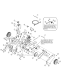 Page B Diagram and Parts List for 31A-261-009 2005-2 MTD Snow Blower