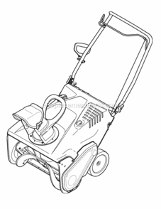 Page H Diagram and Parts List for 31A-2M1E706 2012 MTD Snow Blower
