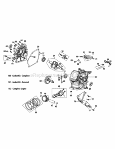 Page B Diagram and Parts List for 31A-2M1E706 2013 MTD Snow Blower