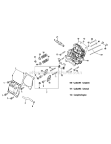 Page C Diagram and Parts List for 31A-2M1E706 2013 MTD Snow Blower