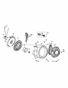 Page D Diagram and Parts List for 31A-2M1E706 2013 MTD Snow Blower