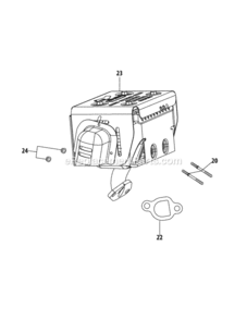Page E Diagram and Parts List for 31A-2M1E706 2013 MTD Snow Blower