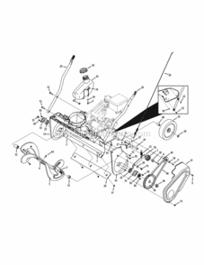 Page F Diagram and Parts List for 31A-2M1E706 2014 MTD Snow Blower