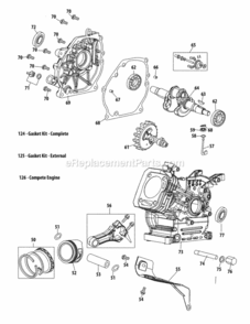 Page B Diagram and Parts List for 31A-32AD706 2013 MTD Snow Blower