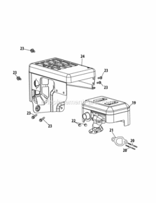 Page G Diagram and Parts List for 31A-32AD706 2013 MTD Snow Blower