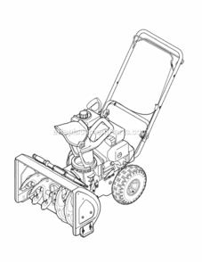 Quick_Reference Diagram and Parts List for 31A-3CAD729 2006 MTD Snow Blower