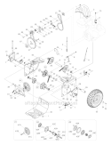 Drive Diagram and Parts List for 31AE5MLG729 2005 MTD Snow Blower