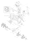 General Assembly Diagram and Parts List for 31AE5MLG729 2005 MTD Snow Blower