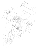 Handle Diagram and Parts List for 31AE5MLG729 2005 MTD Snow Blower