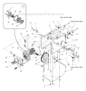 Page B Diagram and Parts List for 31AE600E300 2004 MTD Snow Blower