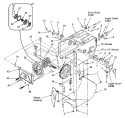 Part Location Diagram of 684-0030 MTD Frame Assembly