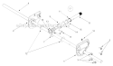 Gear Assembly Diagram and Parts List for 31AE660F129  MTD Snow Blower